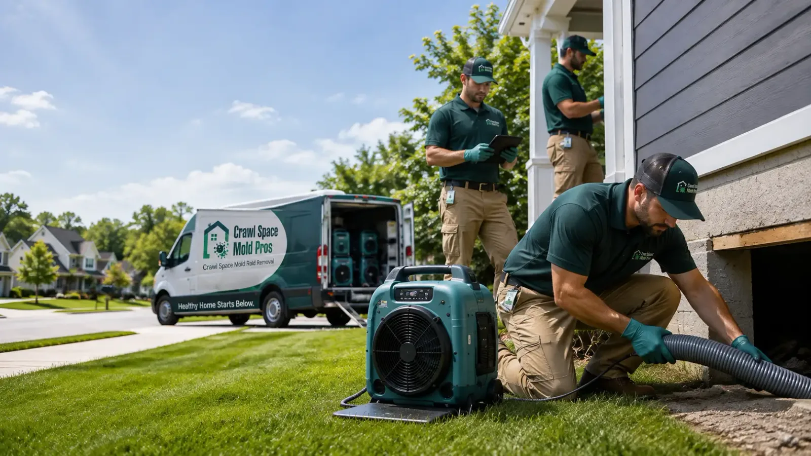 Crawl Space Mold Removal in Fanwood, NJ